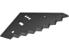 Industriehof® Messer 500 x 250 x 8 mm Bohrung 12 mm; 19 mm, für Futtermischwagen Kverneland, Mayer Siloking, Taarup, 70-299