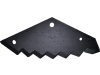 Industriehof® Messer 177 x 225 x 8 mm Bohrung 10,5 mm; 16,5 mm, für Futtermischwagen JF-Stoll, 70-326