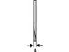 Industriehof® Fräsmesserklinge 68 x 51 x 4 mm gerade, für Futtermischwagen Frasto, Storti, Walker, 70-203