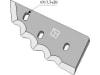 Industriehof® Messer rechts 210 x 94 x 5 mm, Bohrung 13,5 x 20 mm, für Futtermischwagen Sgariboldi, 70-117
