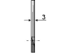 Industriehof® Fräsmesserklinge 75 x 76 x 3 mm gerade, für Futtermischwagen Rotomix, 70-427
