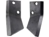 Industriehof® Fräsmesserklinge links/rechts 95 x 45 x 5 mm gewinkelt, für Futtermischwagen AGM, Logifeed & R.M.H., Sitrex