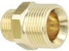 Gewindenippel M 22 AG - 1/2" AG Messing, für Kärcher; Hand- und Drehverschraubungen