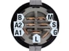 Zündschloss "Delta" Einbaumaß Ø 48,5 mm, 7 x Steckanschluss, 4 Positionen, für Rasentraktor Husqvarna