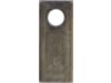 radura® Kreiselmäherklinge 96 x 40 x 3 mm, links/rechts, gerade für Case IH, Claas, Deutz-Fahr, Fella, IHC, Krone, Kverneland, Niemeyer, Pöttinger, PZ Zweegers, Taarup