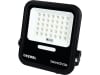 KERBL LED-Akku-Außenstrahler "SolarLED Elio" 1.200 lm IP 65, mit externem Solarmodul, 345696