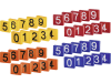 KERBL Halsbandnummer "Set 0 – 9", Kunststoff, 10 St. für Halsmarkierungsbänder bis 4 cm Breite, 