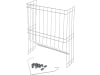 KERBL Heuraufe 180 x 340 x 260 mm, für Hühner und andere Kleintiere, 73198