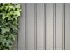 Biohort Gerätehaus AvantGarde mit Pultdach A8 260 x 380 cm dunkelgrau; metallic Doppeltür 