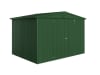 Biohort Gerätehaus Europa 5 316 x 228 cm dunkelgrün Doppeltür 