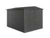 Biohort Gerätehaus Europa 6 244 x 300 cm dunkelgrau; metallic Doppeltür 
