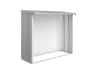 Biohort Rückwand für Brennholz Unterstand Woodstock 230  217,5 x 1,1 cm silber; metallic  