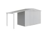 Biohort Seitendach 2.3 m²  150 x 156 cm silber; metallic  für Gerätehaus