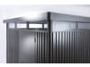 Biohort Gerätehaus HighLine H4 275 x 275 cm silber; metallic Doppeltür 