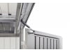 Biohort Gerätehaus HighLine H5 275 x 315 cm quarz-grau; metallic Standardtür 