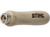 STIHL Feilengriff Holz, für Dreikant–, Flach– und Rundfeilen von 3,5 bis 5,5 mm, 0811 490 7860