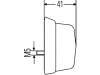 Hella® Schlussleuchte rund, oben links/rechts, Ø 80 mm, C5W, Schlusslicht, 2SA 001 259-751