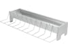 KERBL Futtertrog 50 x 10 cm Metall verzinkt, für Küken; Hühner, 71301