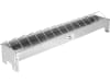 KERBL Futtertrog 75 x 10 cm Metall verzinkt, für Hühner, 71302