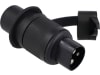 Herth + Buss Stecker 6 – 24 V, 3-polig, mit Gummitülle, Flachsteckanschluss 6,3 mm, 51 305 636
