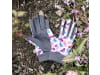 Keron Kinder Handschuh "Joy" mit Strickbund, 4 (3XS), mit Schmetterling-Motiv, 297931