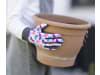 Keron Kinder Handschuh "Joy" mit Strickbund, 4 (3XS), mit Schmetterling-Motiv, 297931