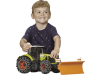 Bruder® Modell "Claas Traktor Axion 950" mit Schneeketten und Räumschild 1:16, 03018