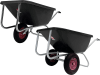 Growi® Schubkarre "Compactkarre Big Ben" Mulde 180 l, PE (Polyethylen) 