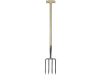 SHW Spatengabel  mit T-Stiel, 4 Zinken