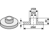 Industriehof® Innenbuchse 20 x 4/20 mm, Ø innen 20 mm, Ø außen 28 mm; 60 mm, für Gilbers, 63-GIL-85