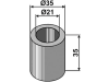 Industriehof® Buchse 21 x 35 x 35 mm, für Doppstadt, Epoke, Willibald, 63-EPO-84
