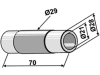 Industriehof® Buchse 21 x 28; 29 x 70 mm, für Sauerburger, 63-SAU-07