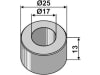Industriehof® Buchse 17 x 25 x 13 mm, für Kuhn, Procomas, 63-PRO-07