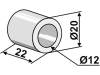 Industriehof® Buchse 12 x 20 x 22 mm, für S.M.A., 63-SMA-61