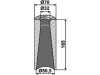 Industriehof® Einschweißbuchse 32; 50,5 x 70 x 165 mm, 18100-53 Industriehof® Einschweißbuchse 32; 50,5 x 70 x 165 mm, 18100-53