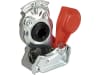 Wabco Kupplungskopf rot, für Zugfahrzeug, 2-Kreis-Anlage, Vorrat, M 22 x 1,5 IG, 452 200 211 0