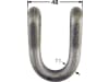 Industriehof® Schäkel gerade, Bohrung 11,5 mm, für Agrotec, Caroni, Ferri, Hymach, Maschio, M.E.A.A.T., Mulag, Orsi, Rousseau, Zappator, 63-MUL-71