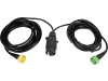 TRAILER POOL Adapterkabel 4 m 7-polig Fahrzeug/2 x 5-polig Bajonett, für Rückleuchte Aspöck®, Jokon, 014 003 040