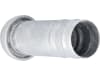 Perrot V-Teil "KVS-Si", 70 V-Teil x Ø 75 mm mit gesickter Schlauchtülle, verzinkt, KF75833
