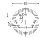 Hella® Blinkleuchte rund, links/rechts, Ø 80 mm, Befestigung Anbau; 2 St. Schraube M 5, 2BA 001 259-611