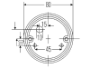 Hella® Positionsleuchte rund, vorn links/rechts, Ø außen 80 mm, 2PF 001 259-631