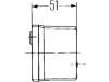 Hella® Schlussleuchte quadratisch, links, 158 x 64 x 51 mm, P21W; R10W, Schlusslicht; Bremslicht; Blinklicht, 2SD 003 184-031