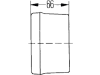 Hella® Schlussleuchte quadratisch, links/rechts, 210 x 108 x 66 mm, P21W; R10W, Schlusslicht; Bremslicht; Blinklicht; Rückfahrlicht