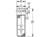 Hella® Positionsleuchte quadratisch, seitlich links/rechts, 42 x 116 x 43 mm, mit Umrisslicht, 2XS 005 020-091