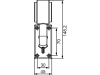 Hella® LED-Positionsleuchte gewinkelt, seitlich links/rechts, 148,2 x 159 x 45 mm, 10 – 30 V DC, E9 6754