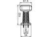 Hella® LED-Positionsleuchte gewinkelt, seitlich links/rechts, 190,2 x 103 x 61,5 mm, 10 – 30 V DC, E9 6753