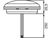 Hella® LED-Schlussleuchte rund, E9 6650, Schluss-, Brems- und Blinklicht, 10 – 30 V DC, 2SD 357 028-001