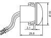 Hella® LED-Positionsleuchte rund, vorn, weiß, Ø 30 mm, 9 – 33 V DC, E4 8638, 2PG 357 011-021