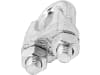 Hevi Seilklemme 16 mm/5/8", Metall verzinkt, DIN 741 für Stahlseil, 2 St.