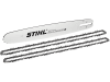 STIHL Schneidgarnitur 40 cm/3/8" für Kettensäge MS 200, 30, 400, MSE 200, 3003, 7013 200 0021